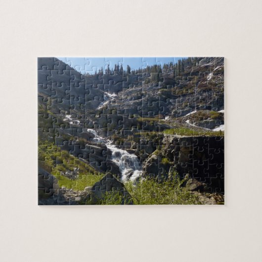 Tokopah Falls I im Sequoia-Nationalpark Puzzle (Horizontal)