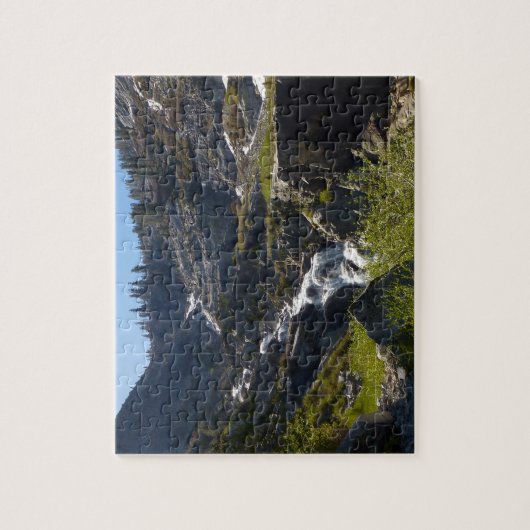 Tokopah Falls I im Sequoia-Nationalpark Puzzle (Vertikal)