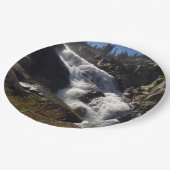 Tokopah Falls II im Sequoia-Nationalpark Pappteller (Schrägansicht)