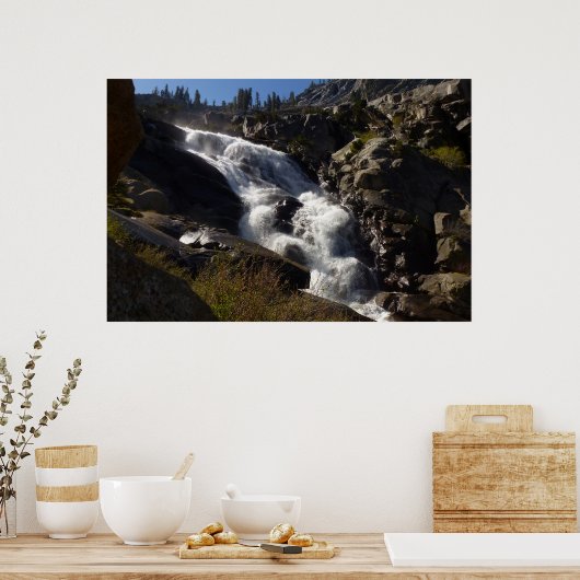 Tokopah Falls II im Sequoia-Nationalpark Poster (Küche)