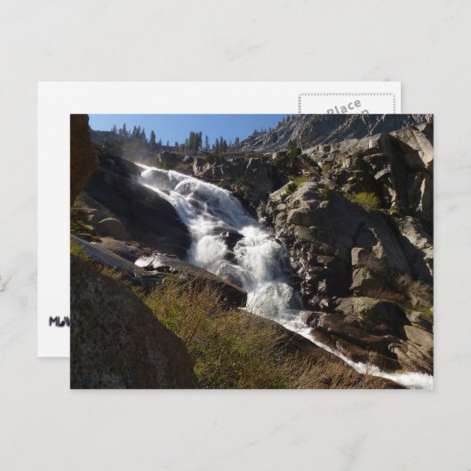 Tokopah Falls II im Sequoia-Nationalpark Postkarte (Vorne/Hinten)