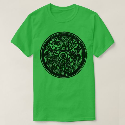 Tokoshima Manhole Cover T-Shirt (Design vorne)