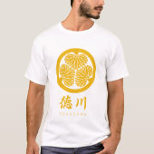 Tokugawa Clan kamon mit Clan-Namen T-Shirt (Vorderseite)