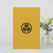 Tokugawa hollyhock 2(first,2nd,3rd)33 briefpapier (Stehend Vorderseite)