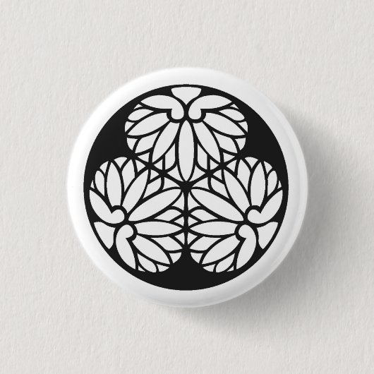 Tokugawa japan family crest button (Vorderseite)