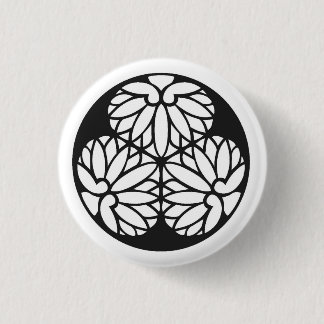 Tokugawa japan family crest button