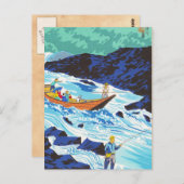 Tokuriki Tomikichiro Landschaft der 12 Monate Postkarte (Vorne/Hinten)