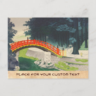 Tokuriki Tomikichiro Nikko japan japanese art Postkarte