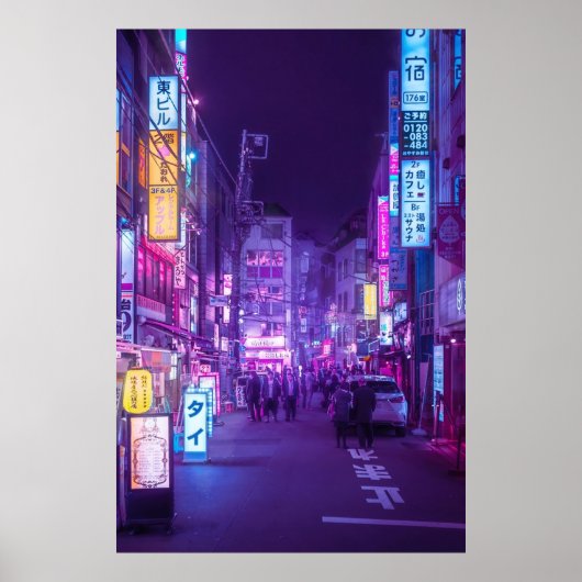 Tokyo a Neon Garden Poster (Vorne)