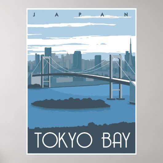 Tokyo Bay während des Tages Poster (Vorne)