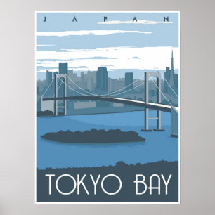 Tokyo-Bucht während des Tages Poster