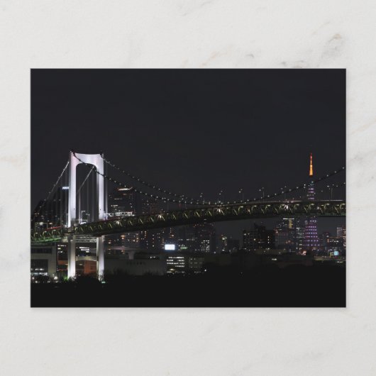 Tokyo by Night Postcard Postkarte (Vorderseite)