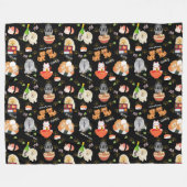 TOKYO CHOWTIME Chow Fleecedecke (Vorderseite (Horizontal))