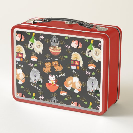 TOKYO CHOWTIME Chow Metall Brotdose (Rückseite)