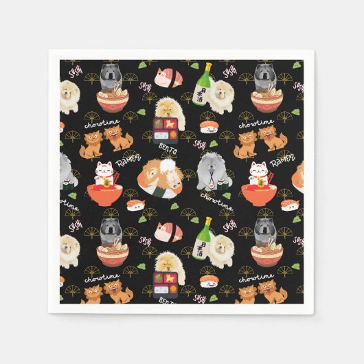 TOKYO CHOWTIME Chow Serviette (Vorderseite)