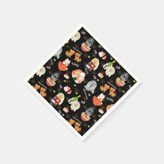 TOKYO CHOWTIME Chow Serviette (Ecke)