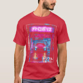 Tokyo City Retro Synthwave Racing Japan Tokyo T-Shirt (Vorderseite)