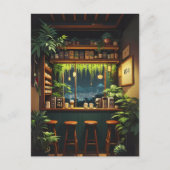 Tokyo Coffee House Feiertagspostkarte (Vorderseite)