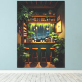 Tokyo Coffee House Leinwanddruck (Insitu (Holzboden))