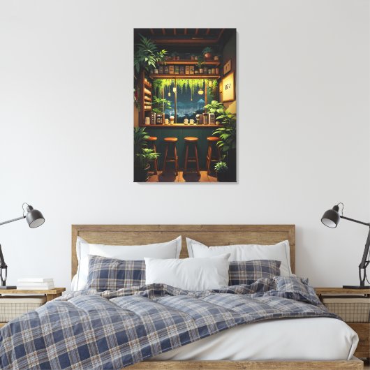Tokyo Coffee House Leinwanddruck (Insitu (Schlafzimmer))