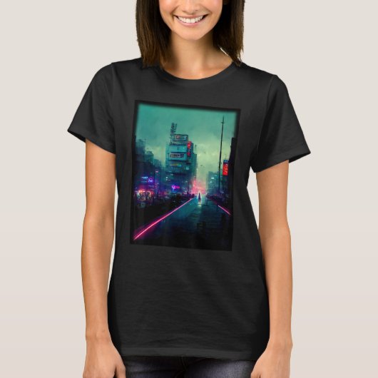 Tokyo Cyberpunks Retro lo fi indie Japan am eheste T-Shirt (Vorderseite)