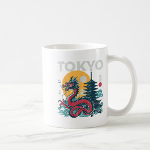 Tokyo Dragon Vintage japanische Mythomen Kaffeetasse