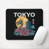 Tokyo Dragon Vintage japanische Mythomen Mousepad (Mit Mouse)