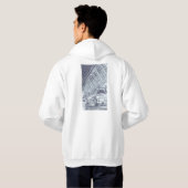 Tokyo Drifter Handgezeichnet Hoodie (Schwarz voll)