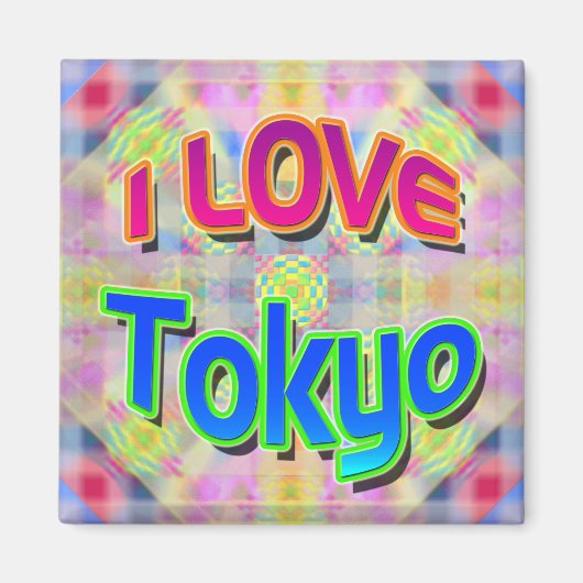 Tokyo Festival 3 "I LIEBE Tokyo" Magnet (Vorne)
