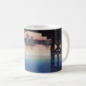 Tokyo Fukagawa, Hasui Kawase Kaffeetasse (VorderseiteRechts)
