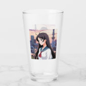 Tokyo Girl glass Glas (Rückseite)