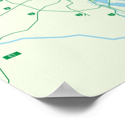 TOKYO-HIGHWAY POSTER (Ecke)