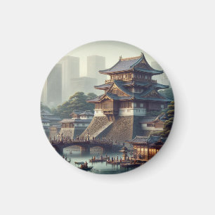 Tokyo Imperial Palace Landschaft Japan Reisen Magnet