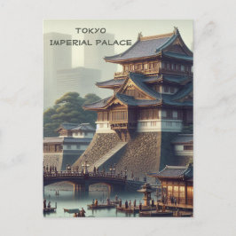 Tokyo Imperial Palace Landschaft Japan Reisen Postkarte