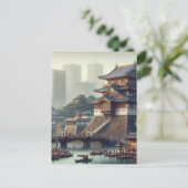 Tokyo Imperial Palace Landschaft Japan Reisen Postkarte (Stehend Vorderseite)