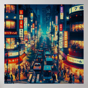 Tokyo in Bewegung Poster