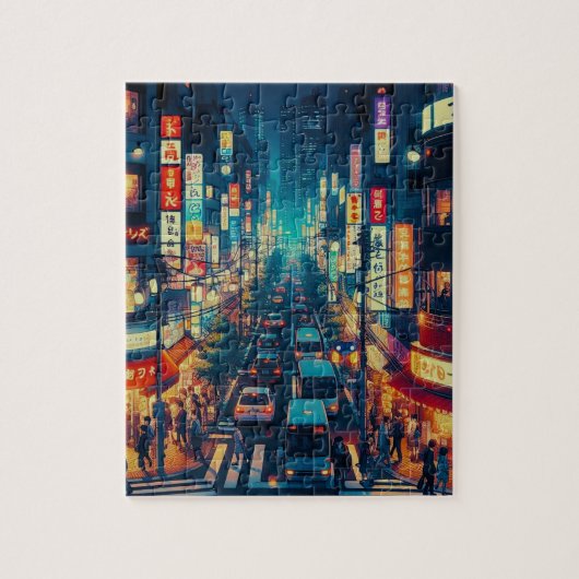 Tokyo in Motion Puzzle (Vertikal)