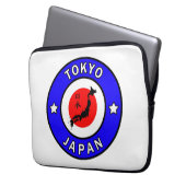 Tokyo Japan Ärmel Laptopschutzhülle (Vorderseite Links)