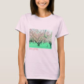 Tokyo Japan Cherry Blossom Frühjahrsreise T-Shirt (Vorderseite)