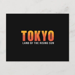 Tokyo Japan City City City City Skyline Funny Gift Postkarte