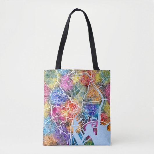 Tokyo Japan City Map Tasche (Vorderseite)
