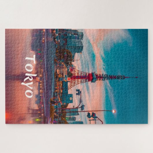 Tokyo Japan City Skytree Puzzle (Horizontal)