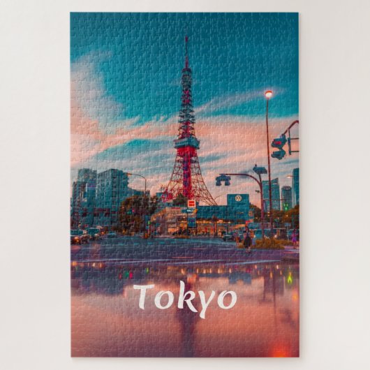 Tokyo Japan City Skytree Puzzle (Vertikal)