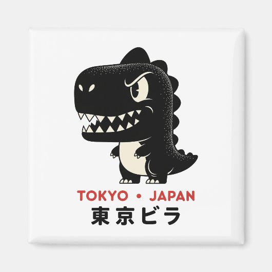 TOKYO JAPAN GODZILLA MAGNET (Vorne)