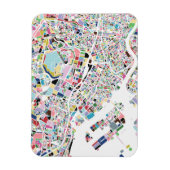 Tokyo Japan Map Magnet (Vertikal)