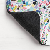 Tokyo Japan Map Mousepad (Ecke)