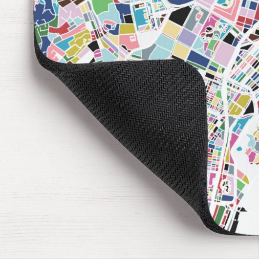 Tokyo Japan Map Mousepad (Ecke)
