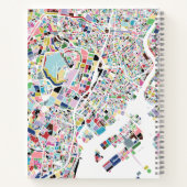 Tokyo Japan Map Notizblock (Rückseite)