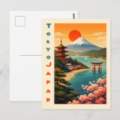 Tokyo Japan Postkarte (Vorne/Hinten)