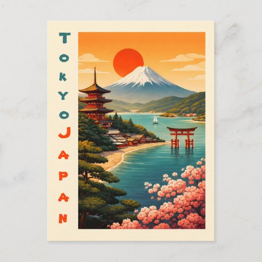 Tokyo Japan Postkarte (Vorderseite)